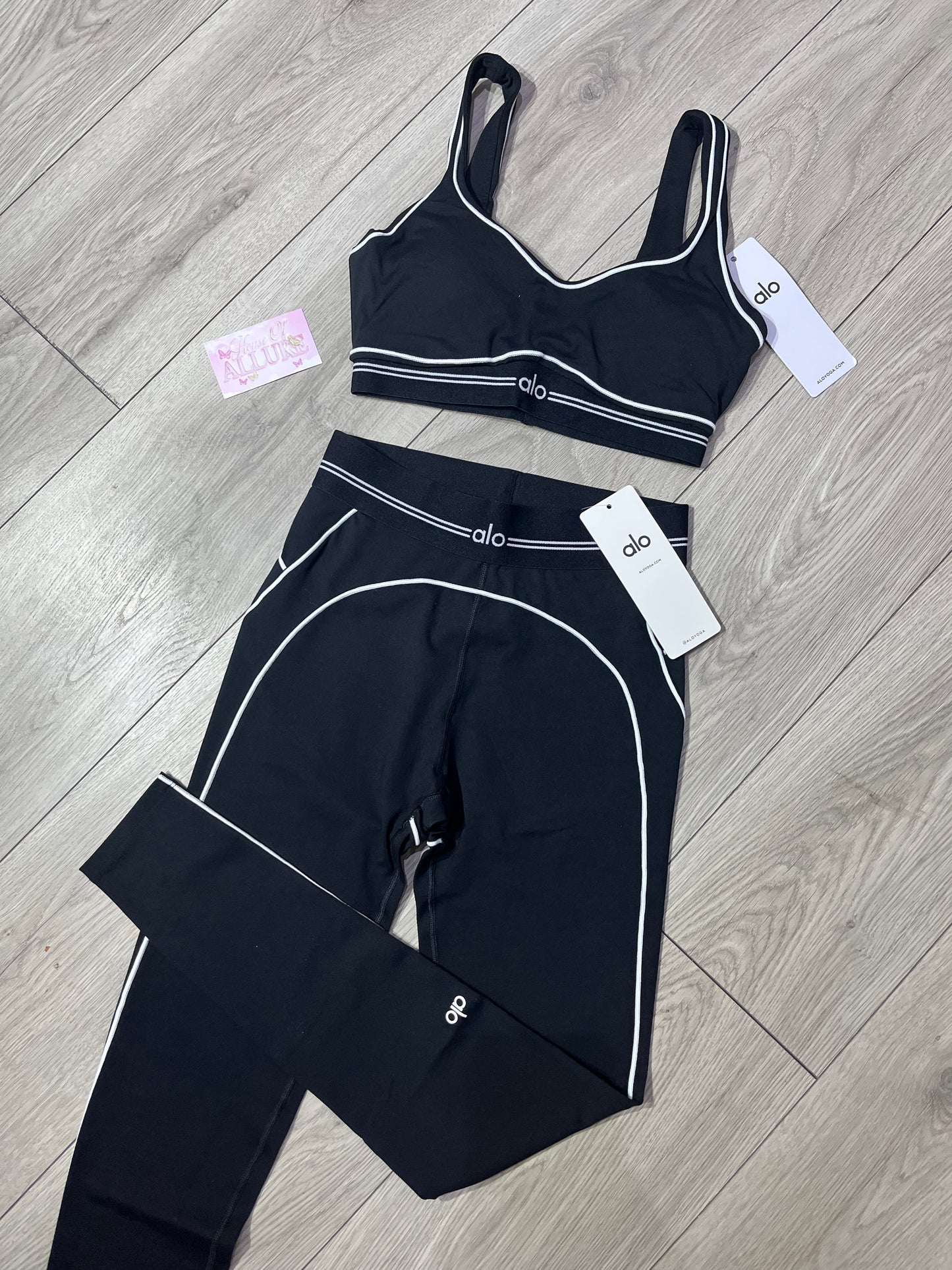 Black A Yoga Set (PRE ORDER)