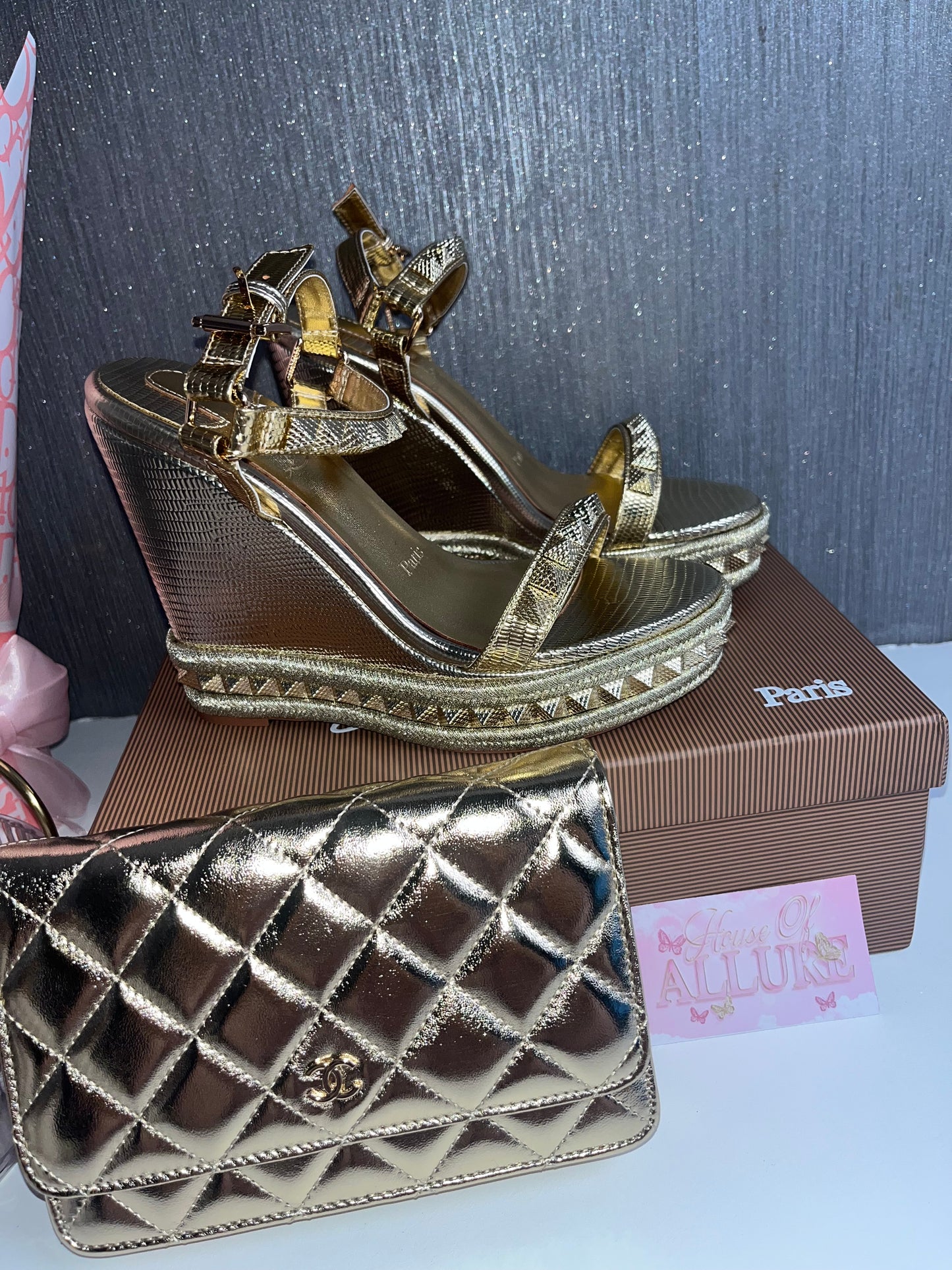 Gold CC Crossbody Bag (PRE ORDER)