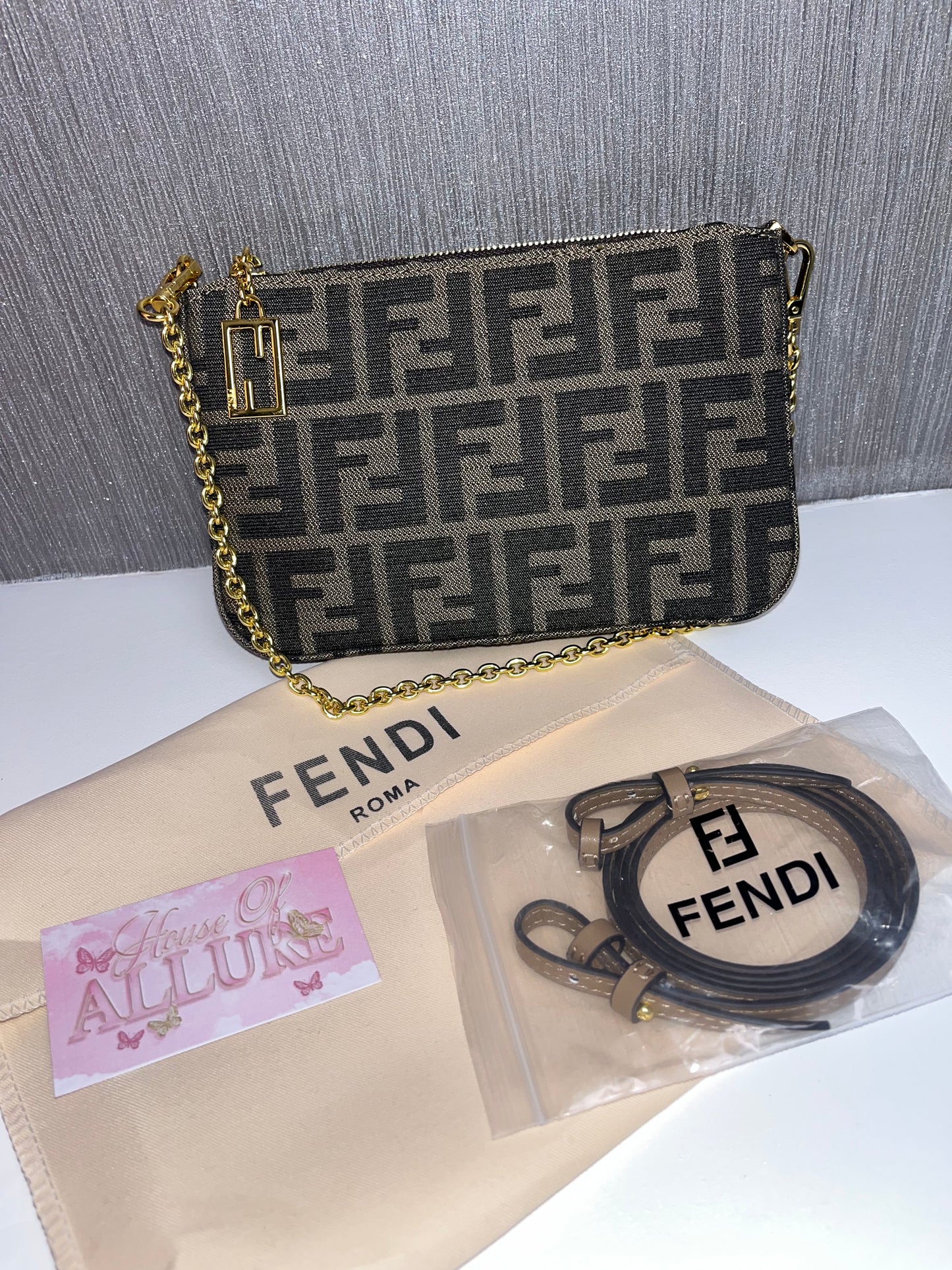 Brown FF Shoulder Bag (PRE ORDER)