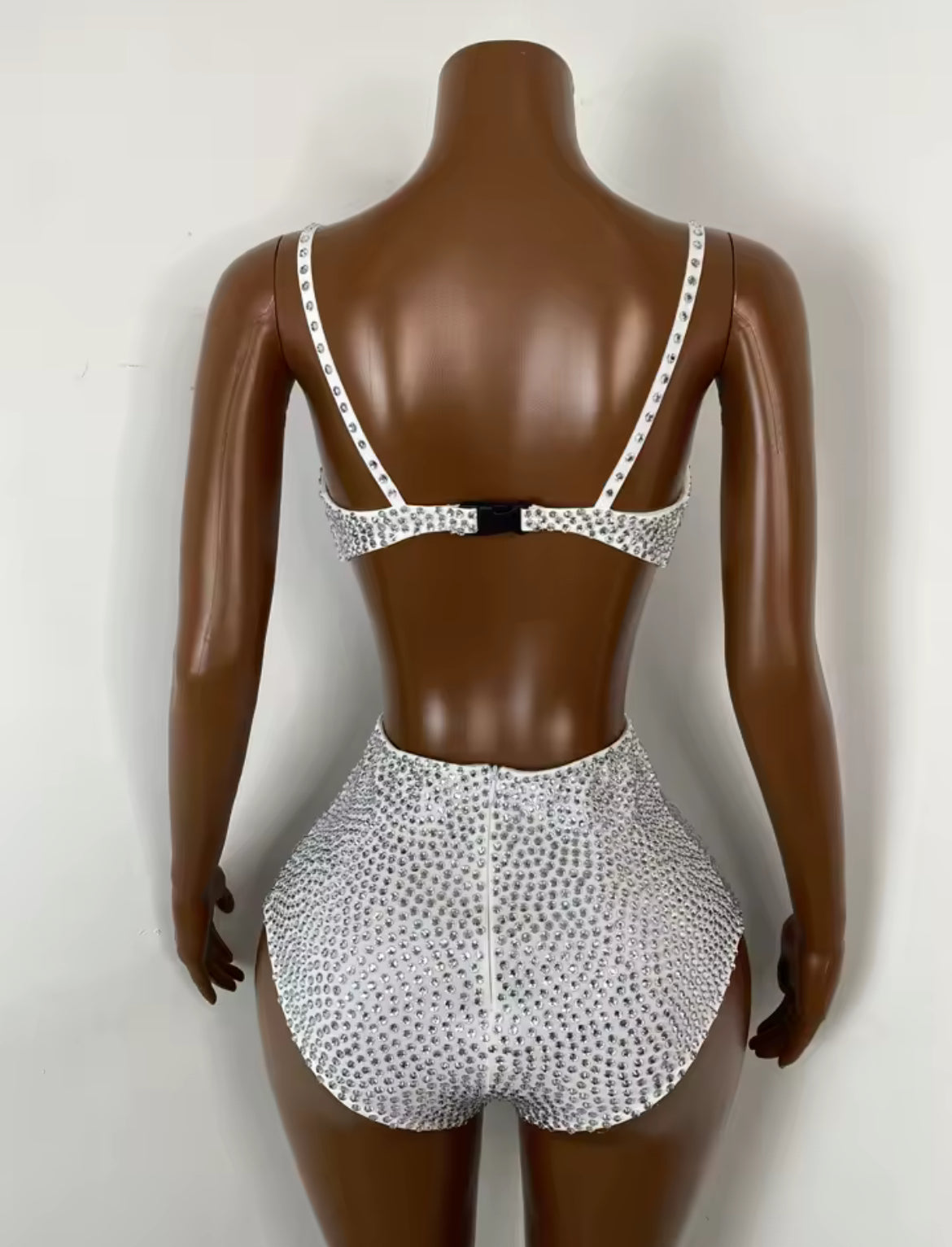 ‘VIVIENNE’ White Diamante Three Piece Set
