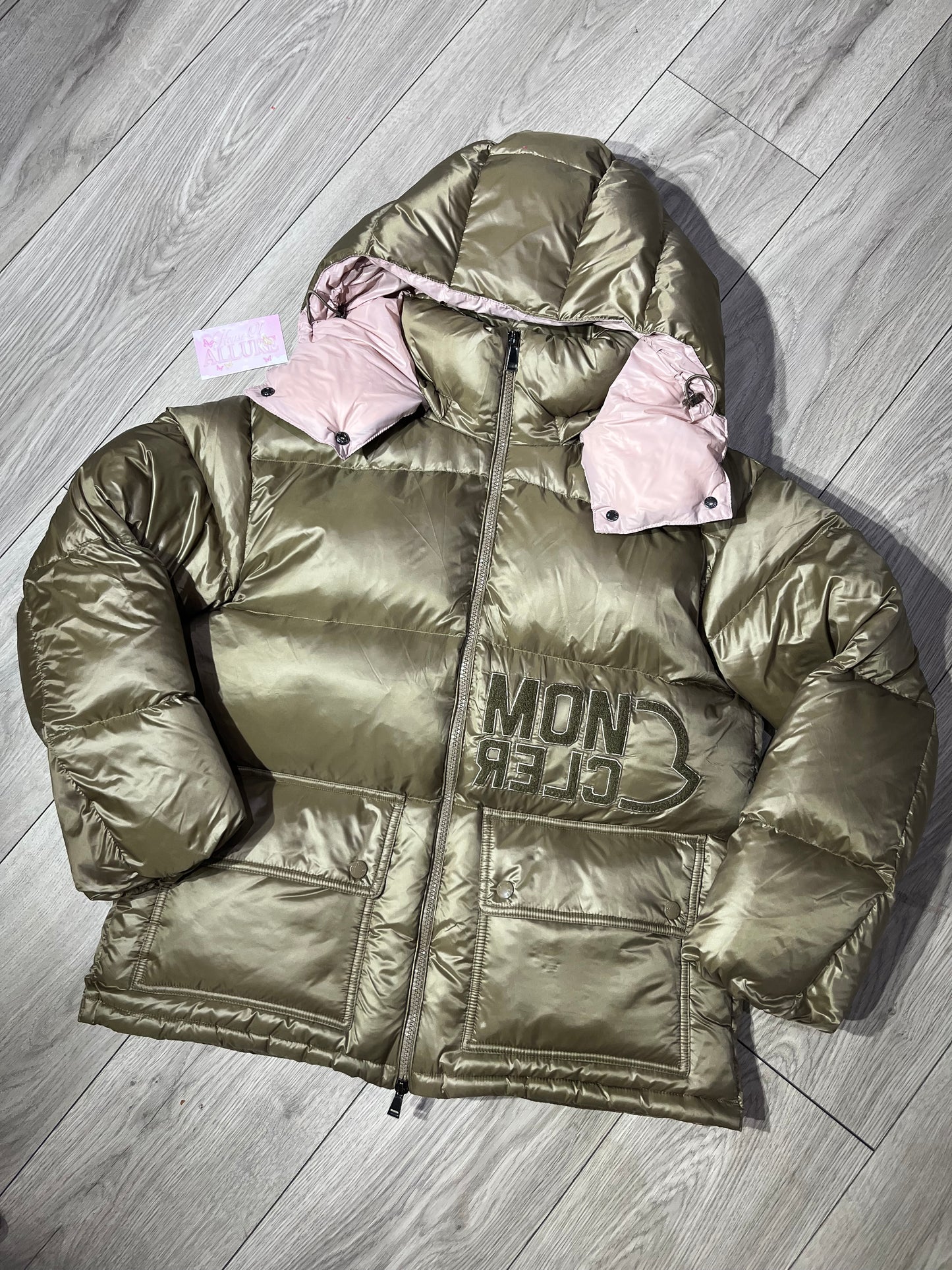 Khaki M Puffer Coat (PRE ORDER)