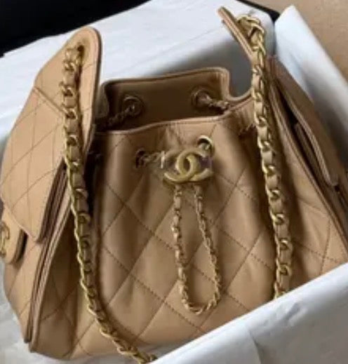 Beige CC Shoulder bag (PRE ORDER)