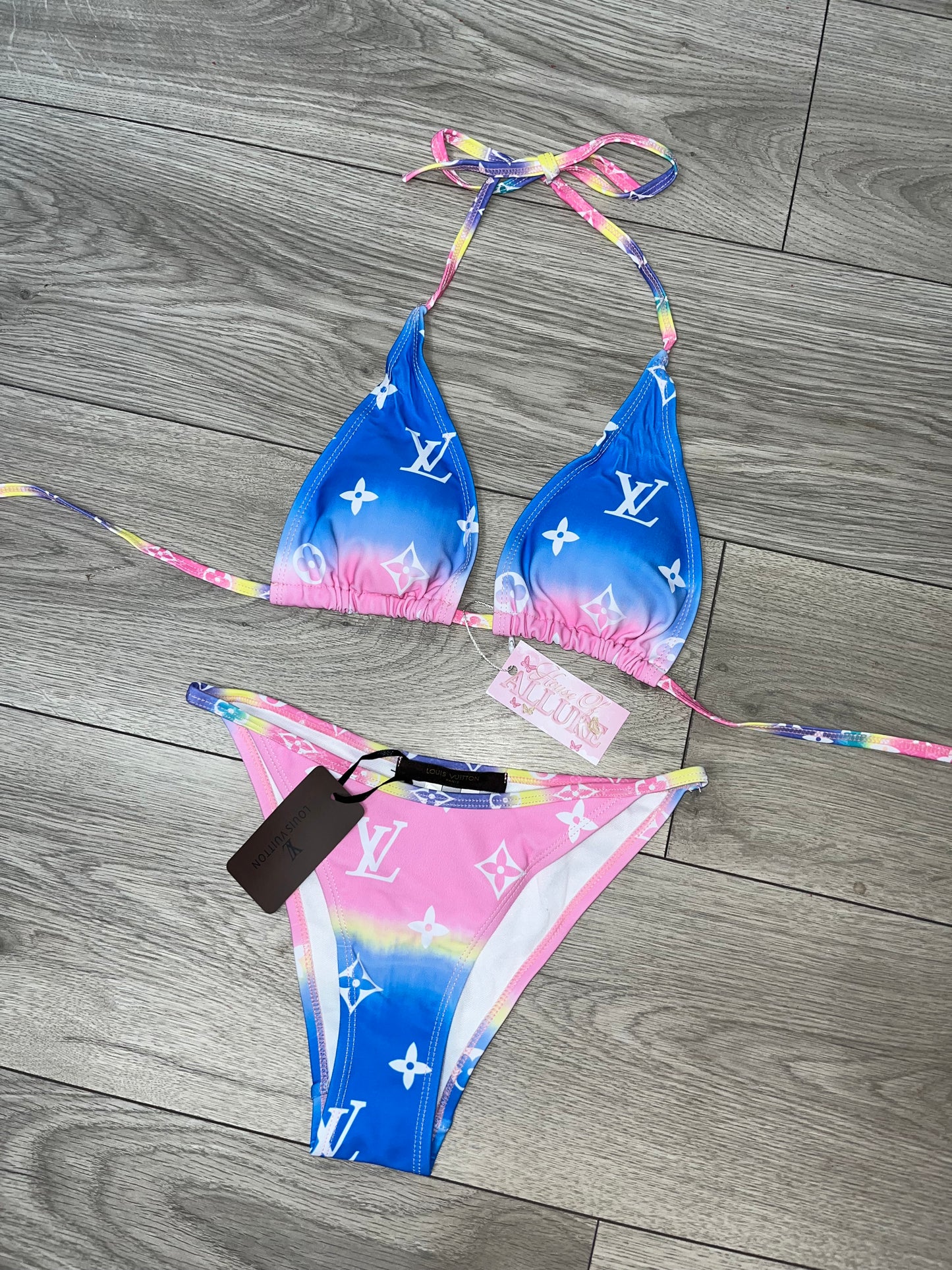 Multi Colour LV Bikini