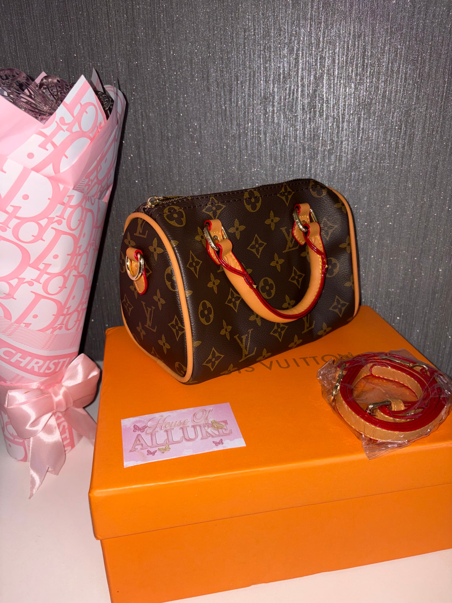 Brown Speedy Bag 20cm (PRE ORDER)