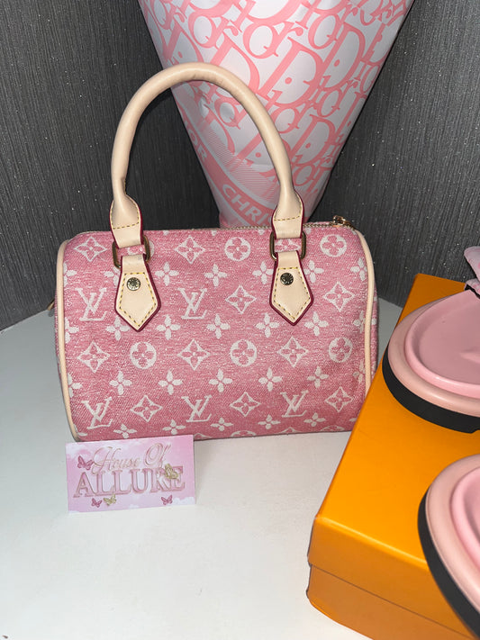 Pink Denim LV Bag (PRE ORDER)