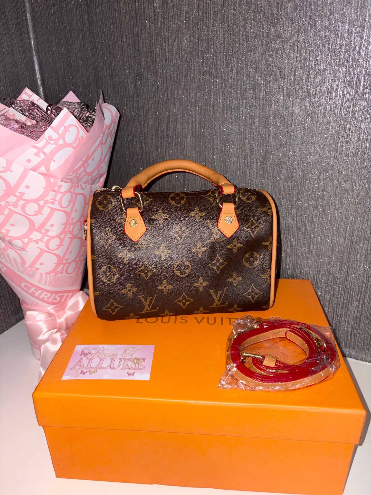 Brown Speedy Bag 20cm (PRE ORDER)