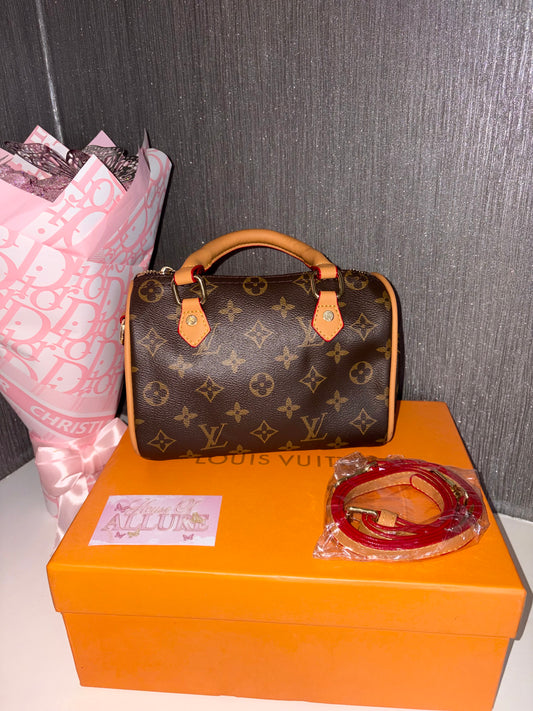 Brown Speedy Bag 20cm (PRE ORDER)