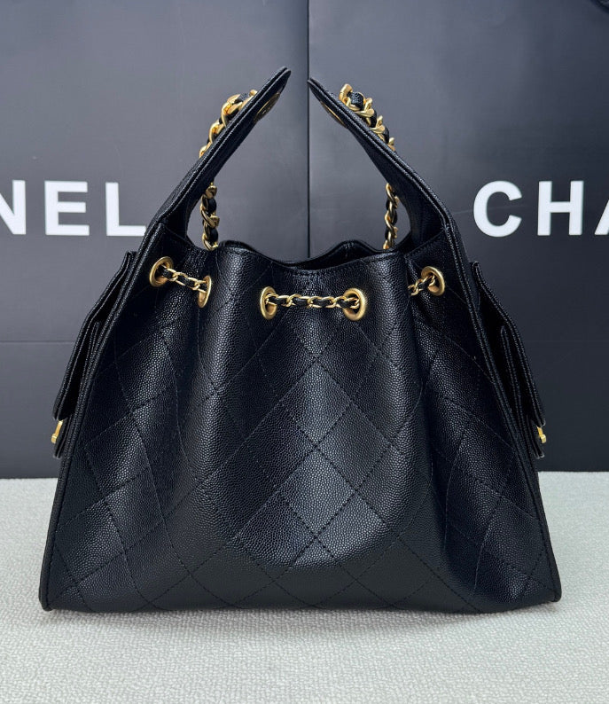 Black C Shoulder Bag (PRE ORDER)