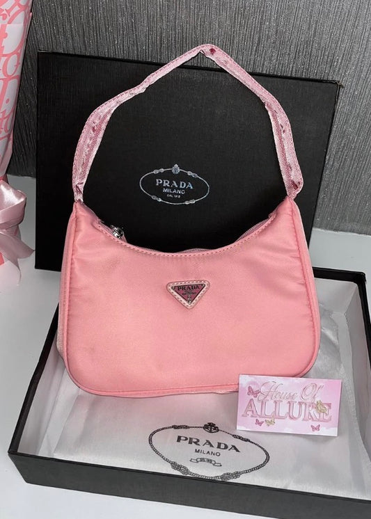 Pink P Shoulder Bag (IN STOCK)