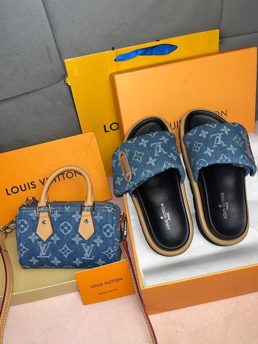 Blue Denim Nano Speedy Bag (PRE ORDER)