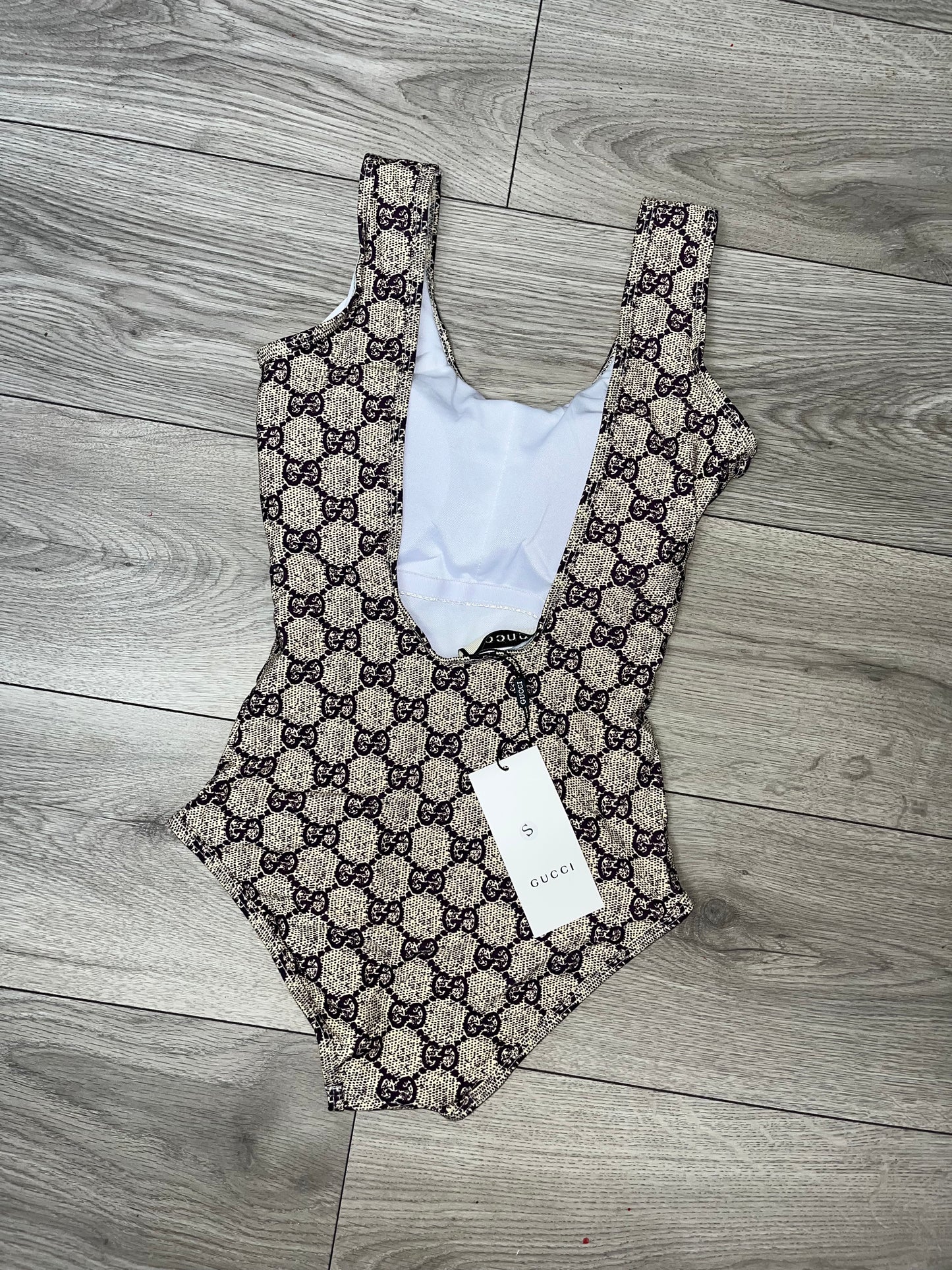 Beige G Swimsuit