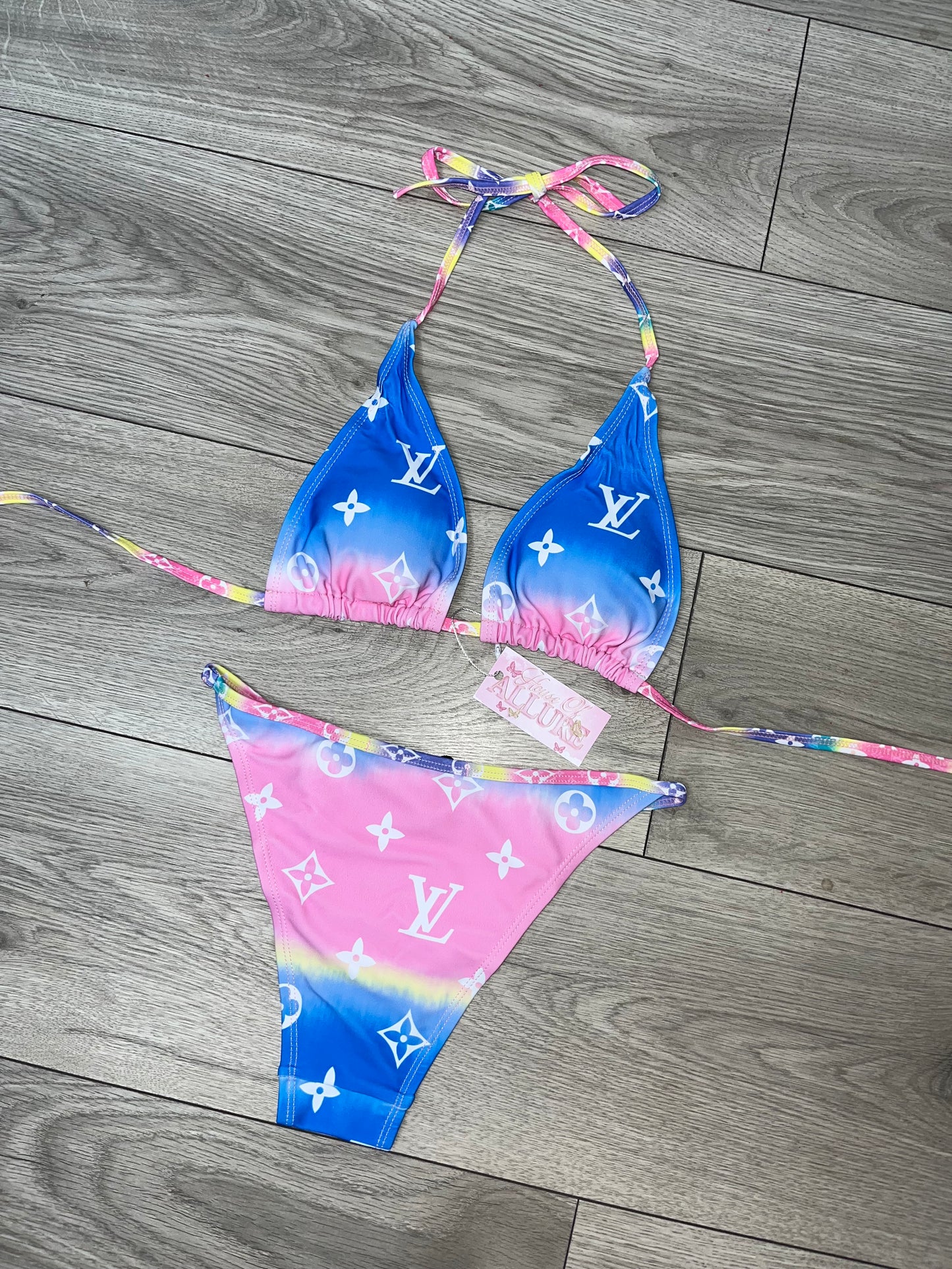 Multi Colour LV Bikini