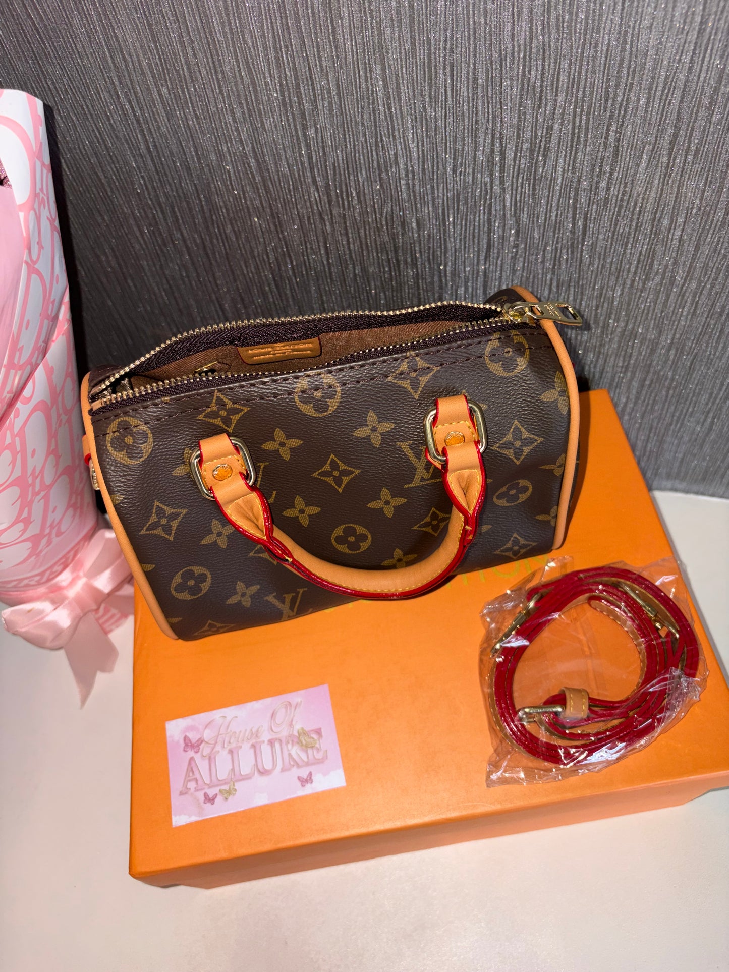 Brown Speedy Bag 20cm (PRE ORDER)