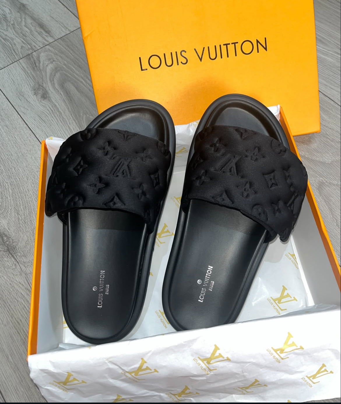 Black Pillow Slides (PRE ORDER)