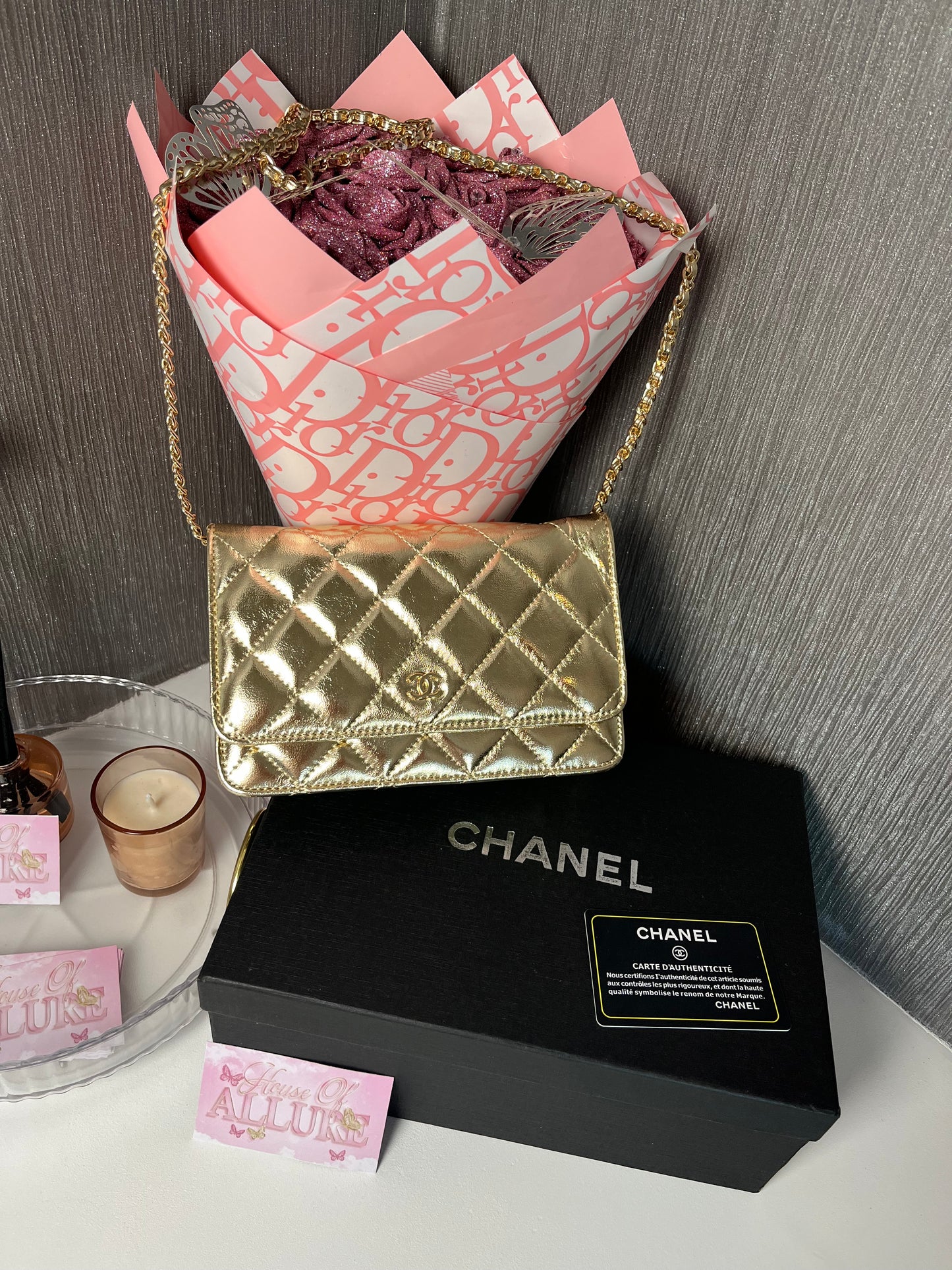 Gold CC Crossbody Bag (PRE ORDER)