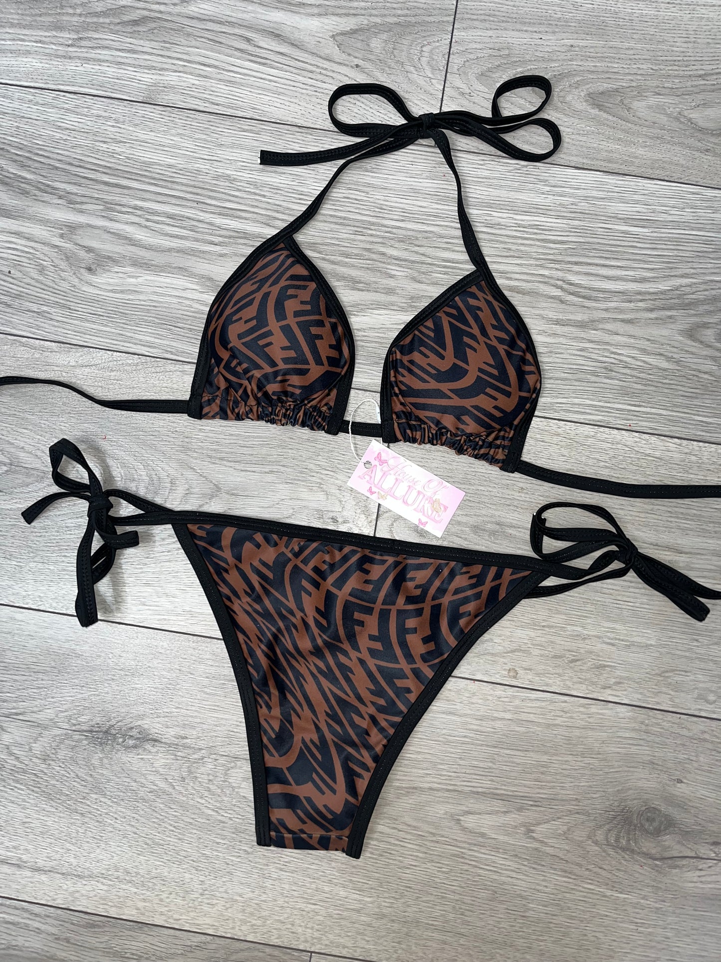 Brown F Bikini