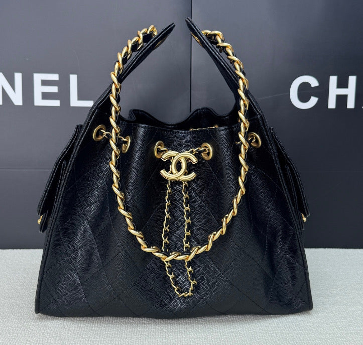 Black C Shoulder Bag (PRE ORDER)