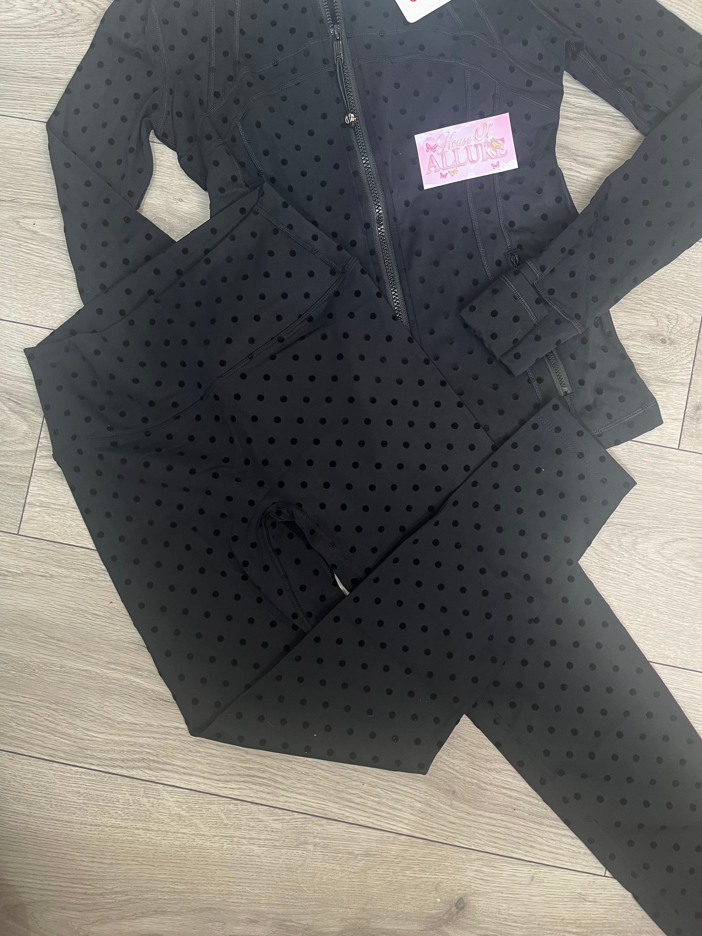 Black Spots ‘LULU’ Leggings Set (PRE ORDER)