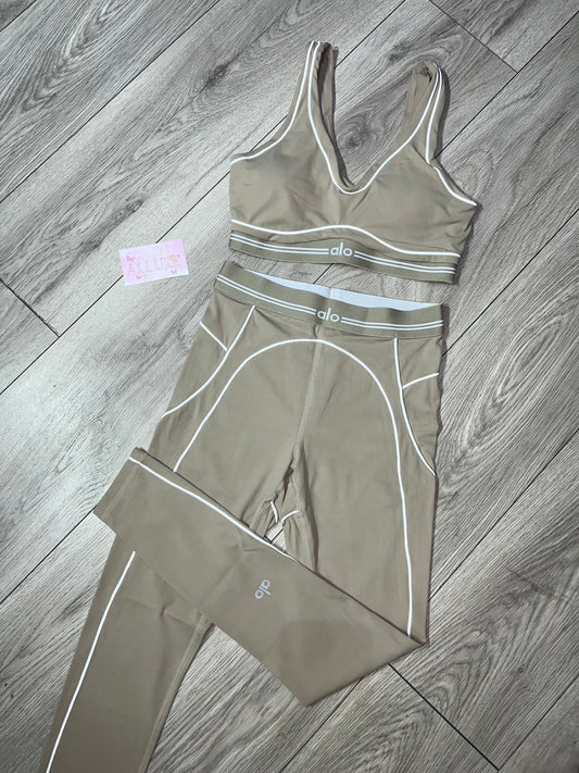 Beige A Yoga Set (PRE ORDER)