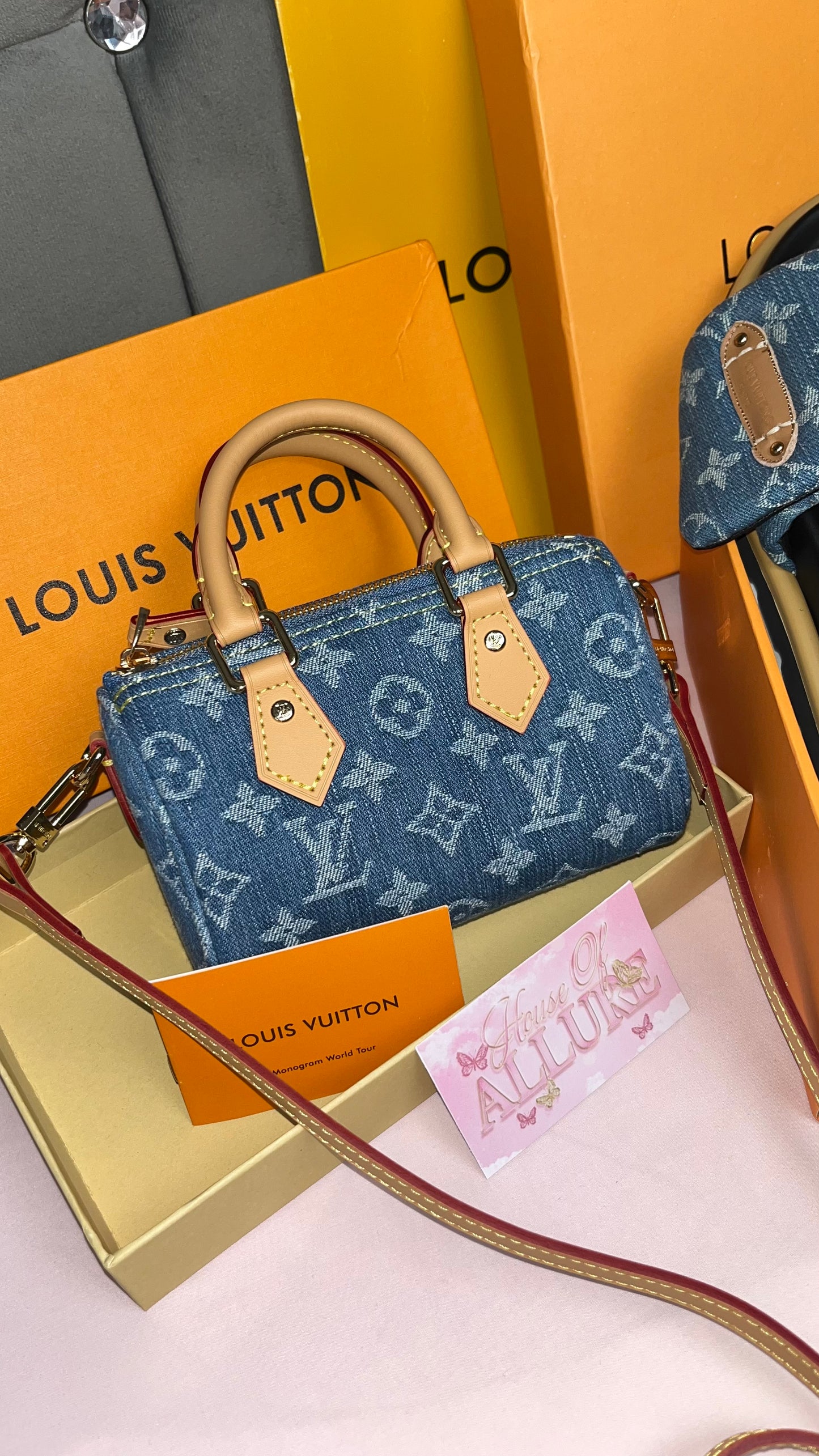 Blue Denim Nano Speedy Bag (PRE ORDER)
