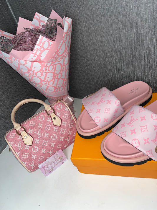 Pink Denim LV Bag (PRE ORDER)