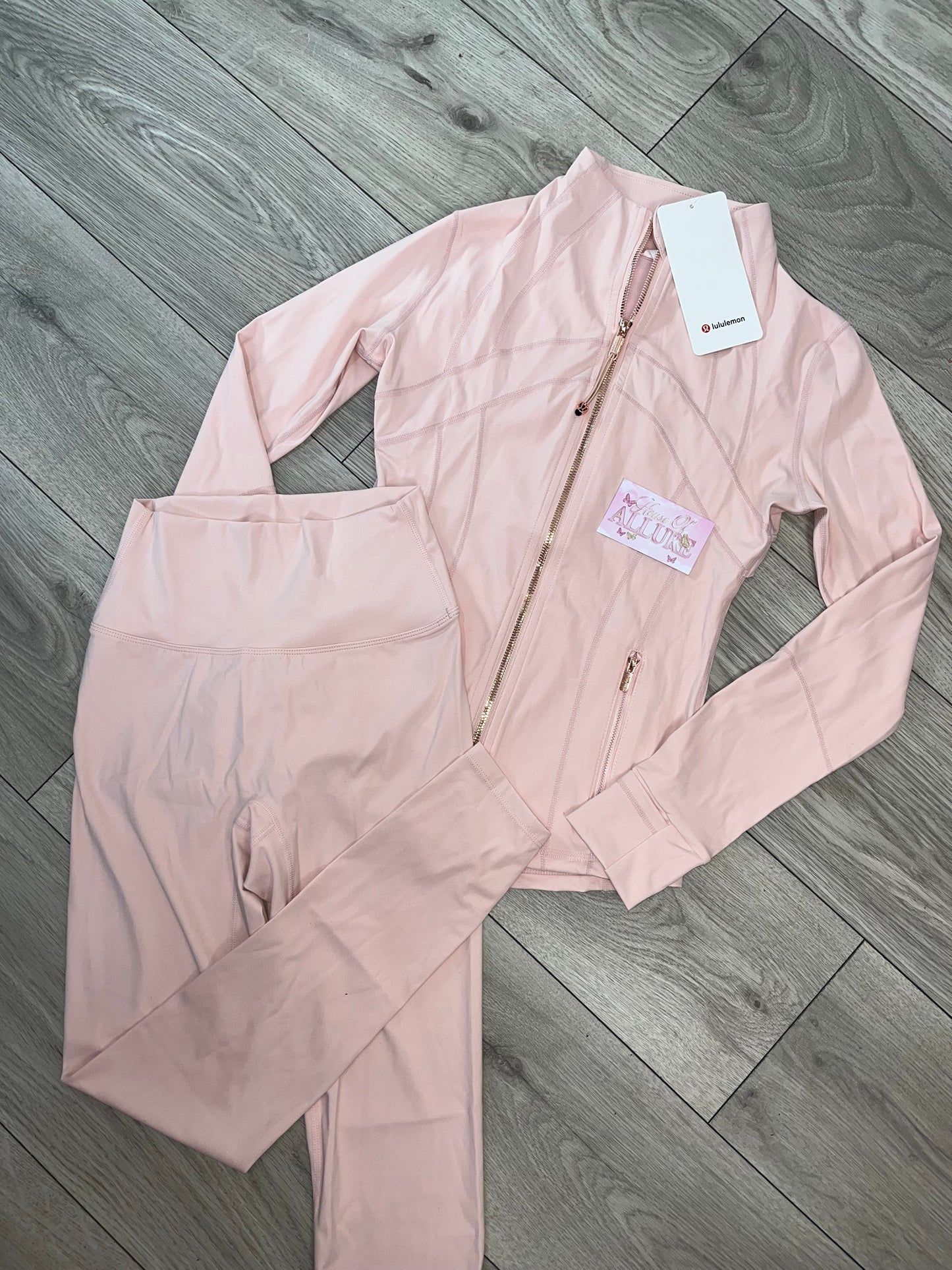 Pink ‘LULU’ Leggings Set (PRE ORDER)